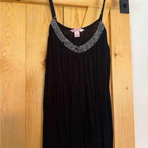 Candie's Black and Gray Camisole Top